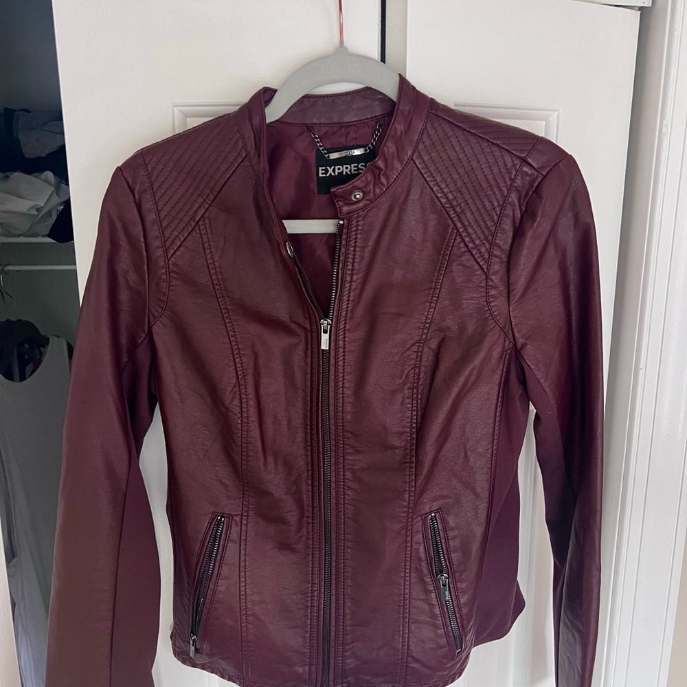 Express Women's Burgundy Jacket